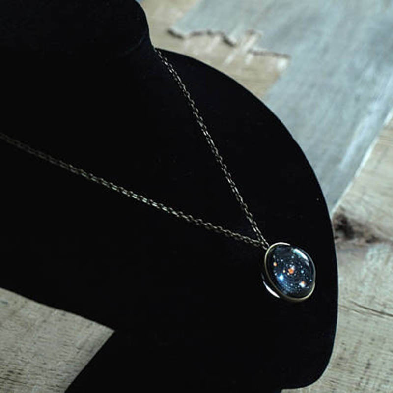 (Clearance 30% OFF / CODE: OFF30) - Olivenorma Solar System Galaxy Necklace