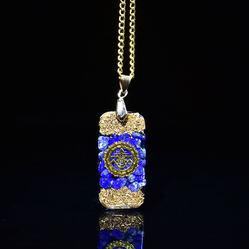 Olivenorma Raise Consciousness - Lapis Lazuli Orgone Energy Necklace - image 4