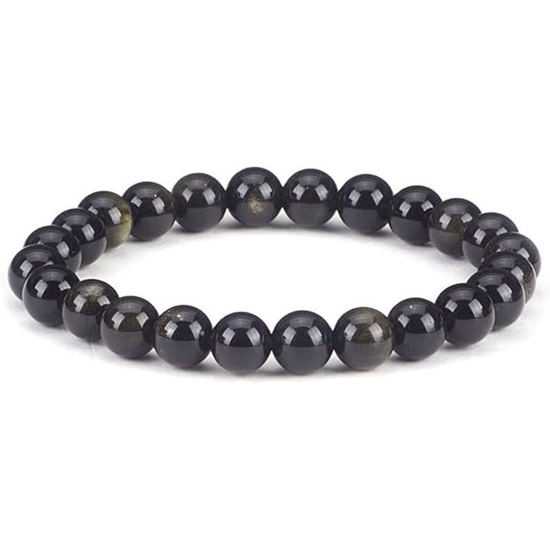 Olivenorma 8mm Natural Stone Beaded Women Men Bracelet