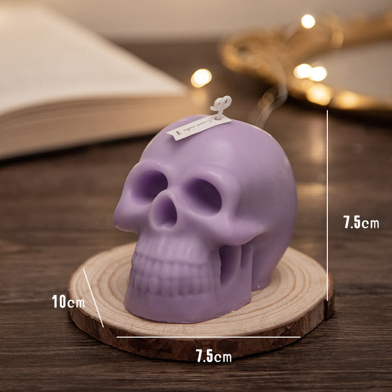 Olivenorma Multicolor Skull Scented Candle