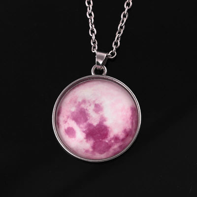 Glowing Full Moon Necklace