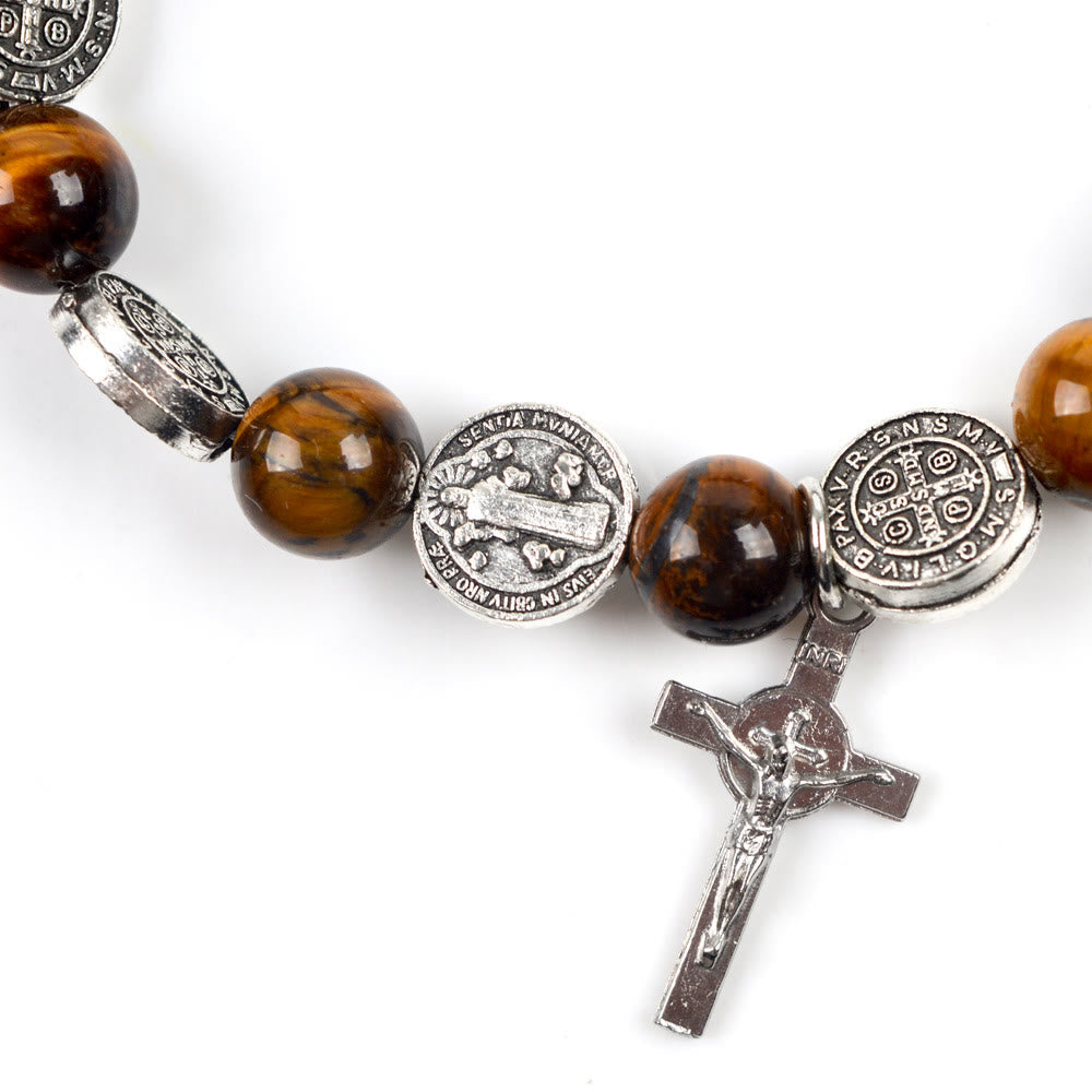 Olivenorma Tiger Eye Rosary Bracelet