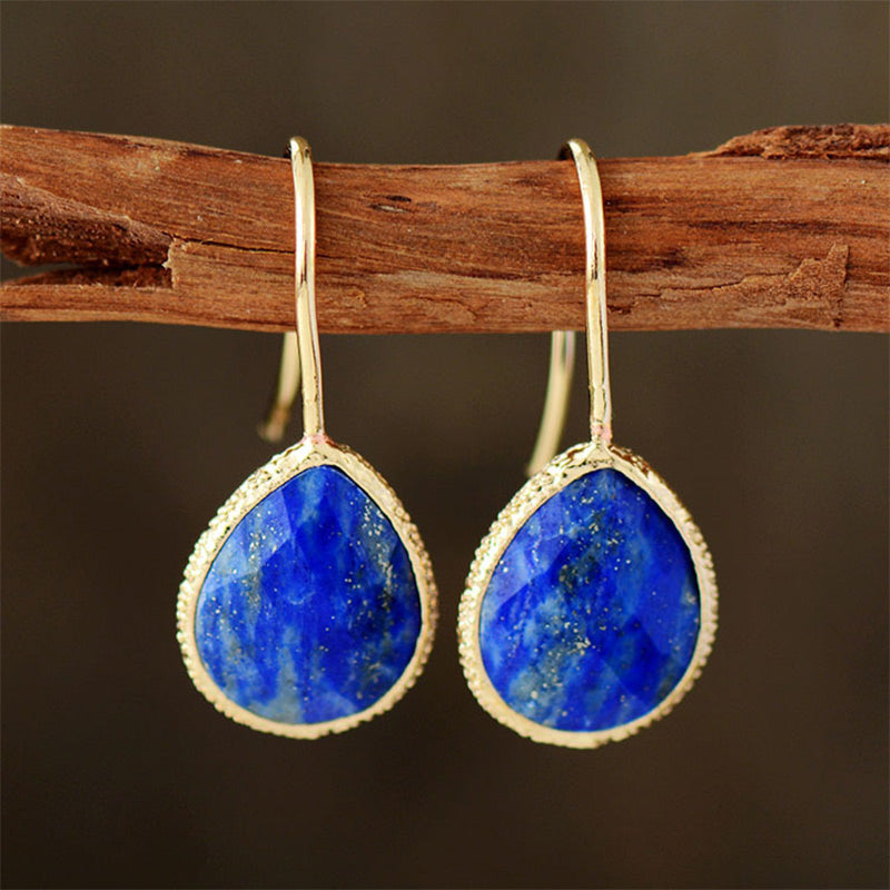 Amazonite Lapis Lazuli Elegant Orgone Earrings