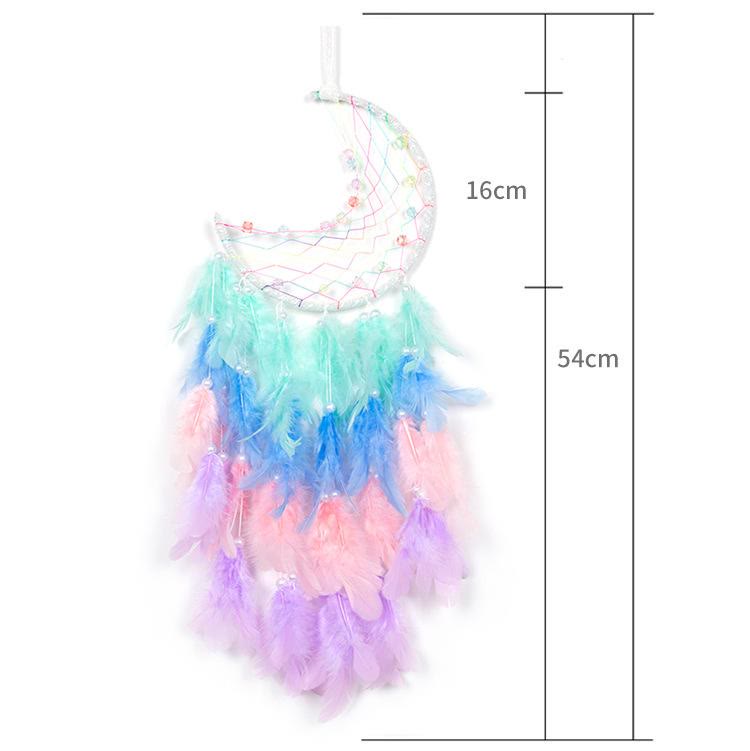 Olivenorma Colored Bead Feather Catcher