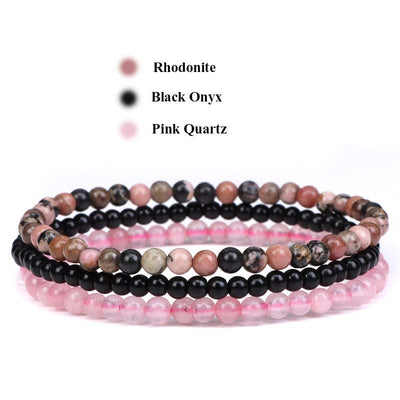 Olivenorma Protection From Negative Energies Rhodonite Bracelet