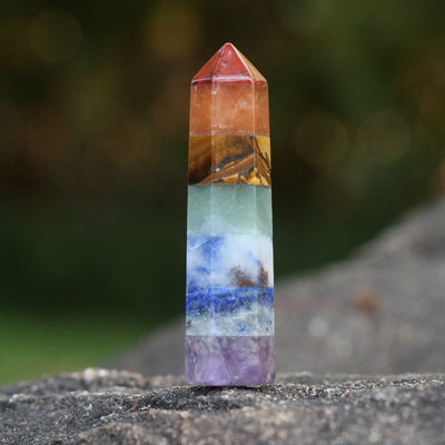 Olivenorma Chakra Hexagonal Column Ornaments Crystal Wands