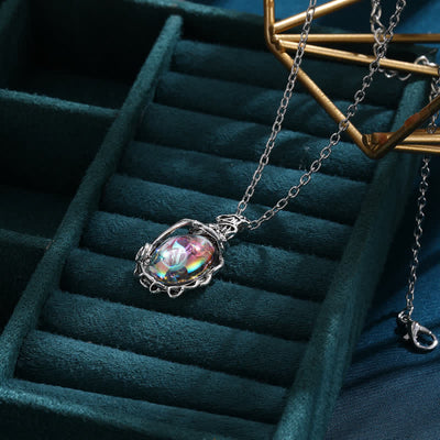 Olivenorma Moonstone Aurora Necklace