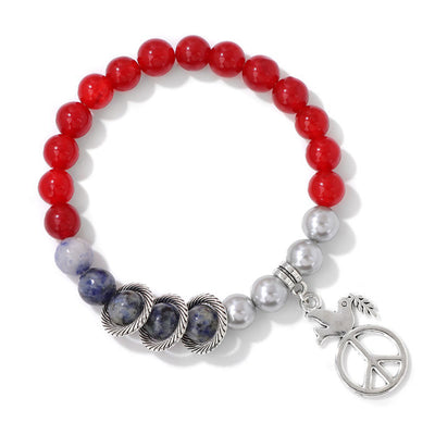 Olivenorma "Embrace Peace" - Peace Dove Crystal Bracelet