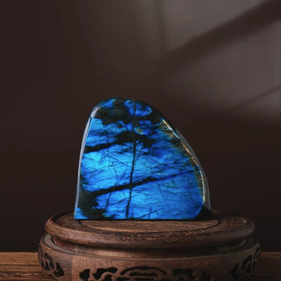 Olivenorma Natural Labradorite Rough Stone Gemstone Decoration