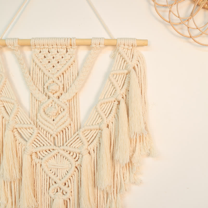 Olivenorma Macrame Boho Weave Wall Hanging Decor