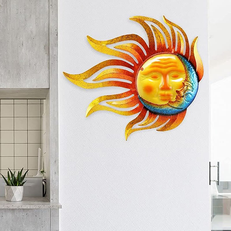 Olivenorma 1pc Sun Metal Wall Art Decor