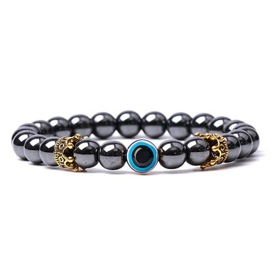 Natural Stone With Evil Eye Protection Bracelet