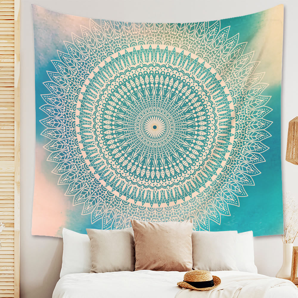 Olivenorma Mandala Flower Wall Hanging Tapestry