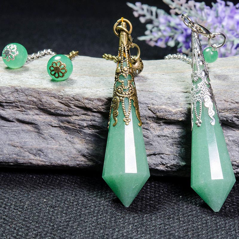 Olivenorma Green Aventurine Energy Balance Pendulum