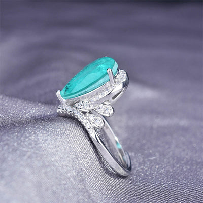 Olivenorma "Pure Love" - Paraiba Tourmaline Elegant Ring