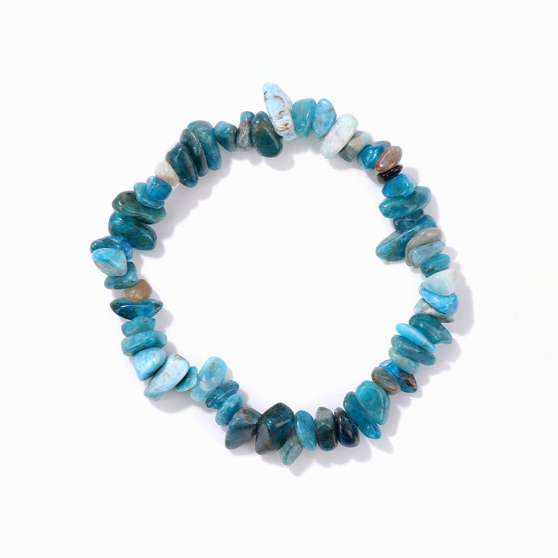 Olivenorma Colorful Natural Irregular Gravel Bracelet