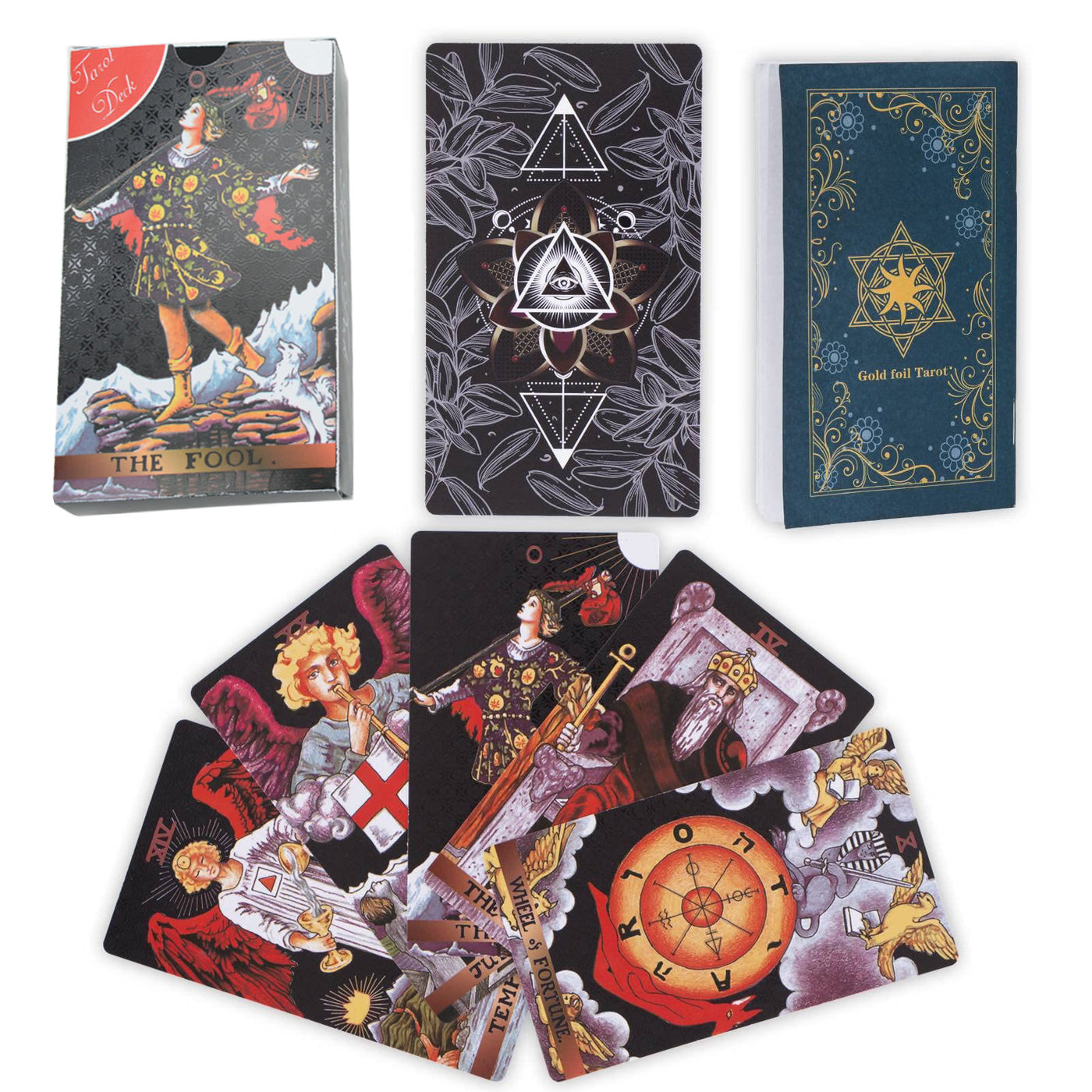 Olivenorma Black Triangle Evil Eye Tarot Deck Cards