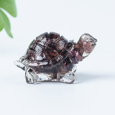 Olivenorma Crystal Gravel Glue Little Turtle Gemstone Decoration