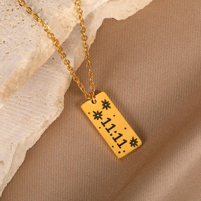 Olivenorma 11:11 Angel Number Lucky Necklace