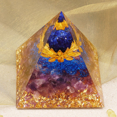 Olivenorma Inner Vision Lotus Orgone Pyramid - image 4