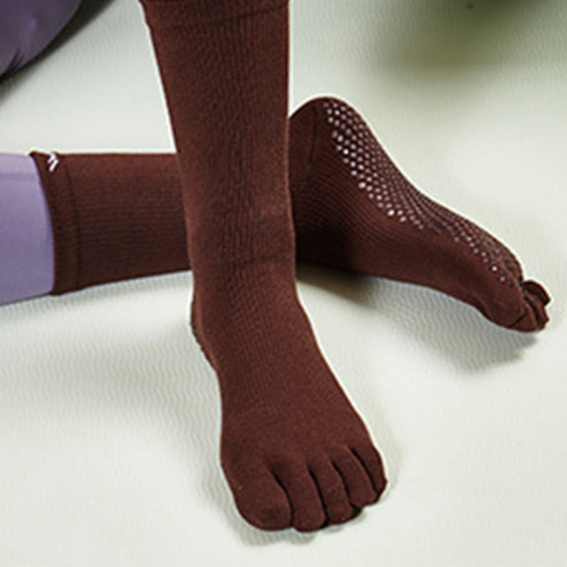 Olivenorma 5-Toe Barefoot Feel Sports Yoga Socks