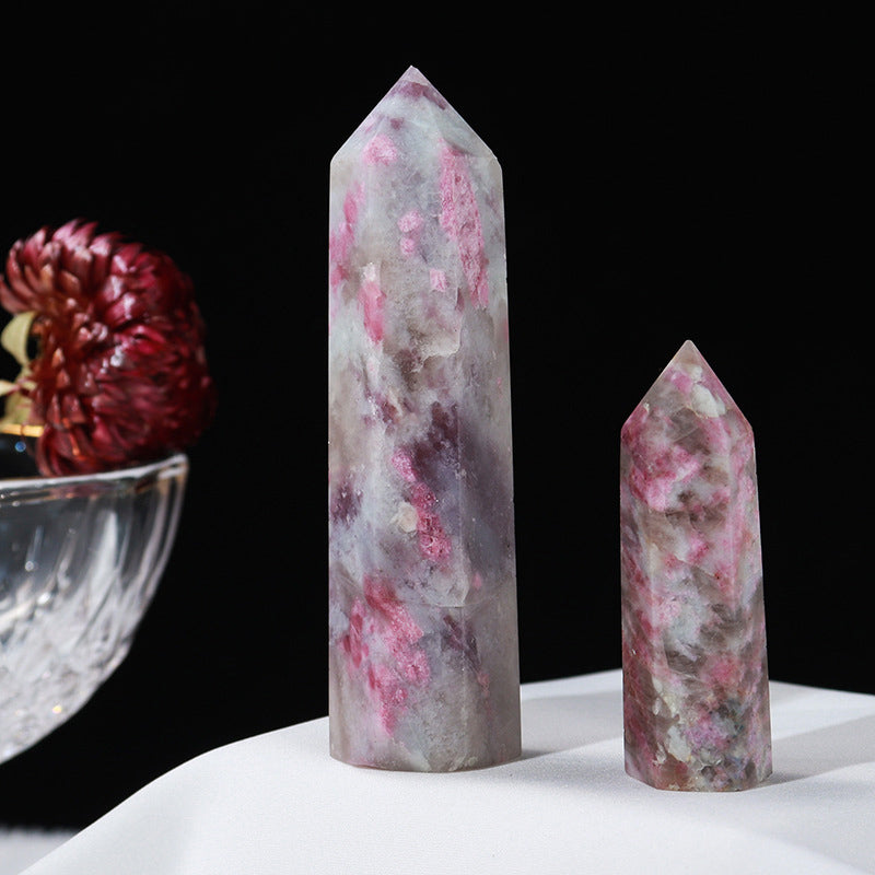 Olivenorma Lepidolite Natural Crystal Wands Tower