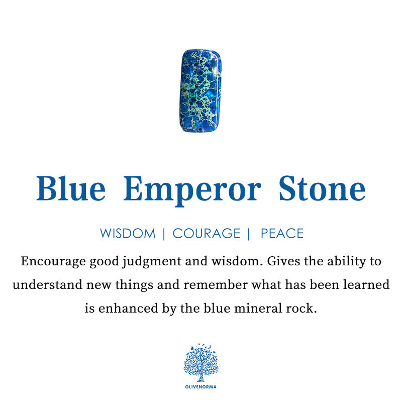 Olivenorma Emperor Stone Chakra Energy Bracelet