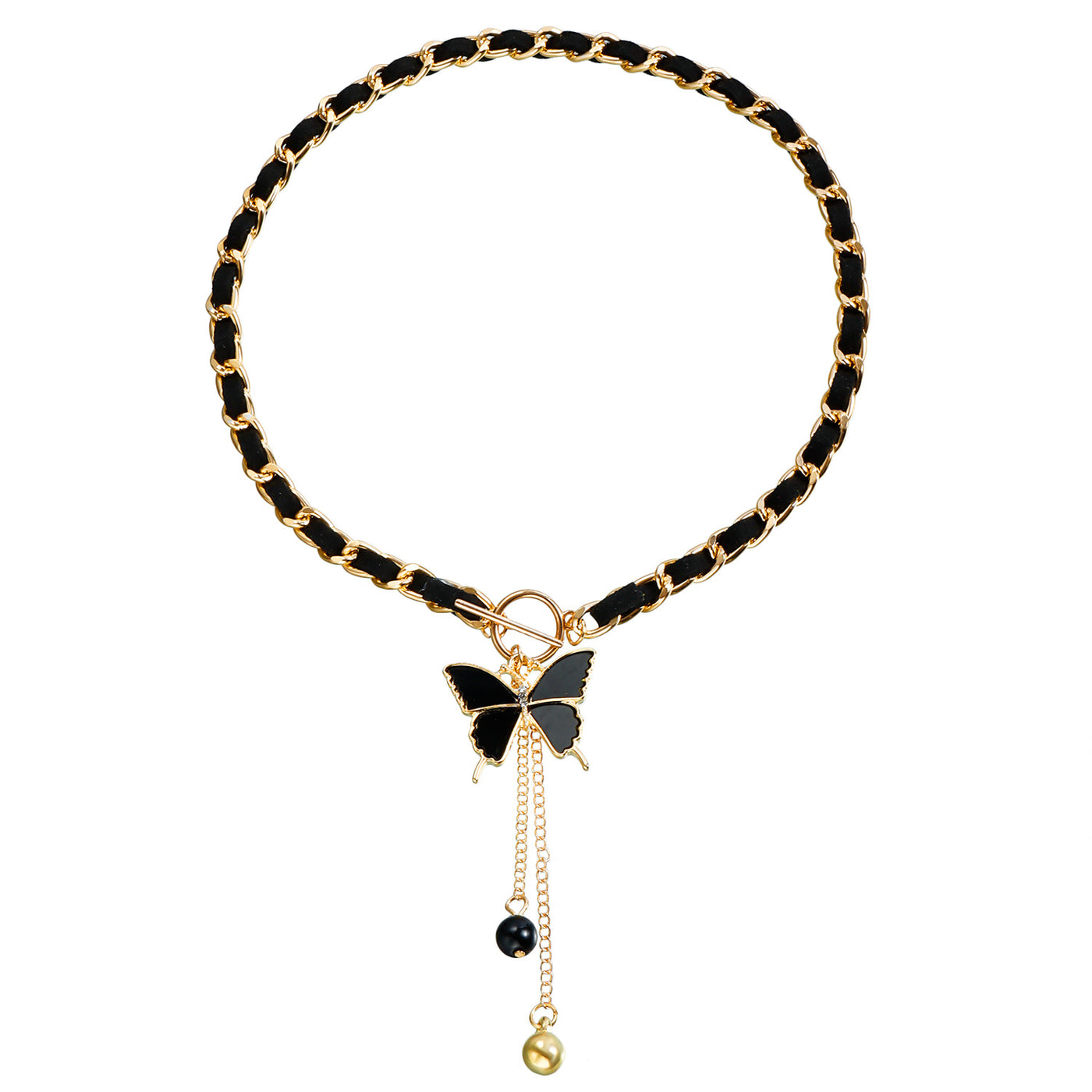 Olivenorma Black Wrap Velvet Choker Necklace