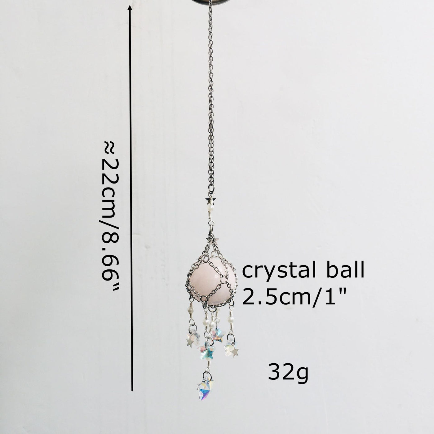 Olivenorma Natural Crystal Original Stone Hanging Pendant Wind Chime