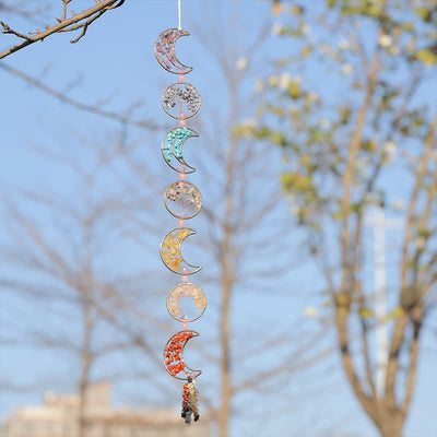 Olivenorma Chakra Stone Wrap Tree Of Life Wind Chime