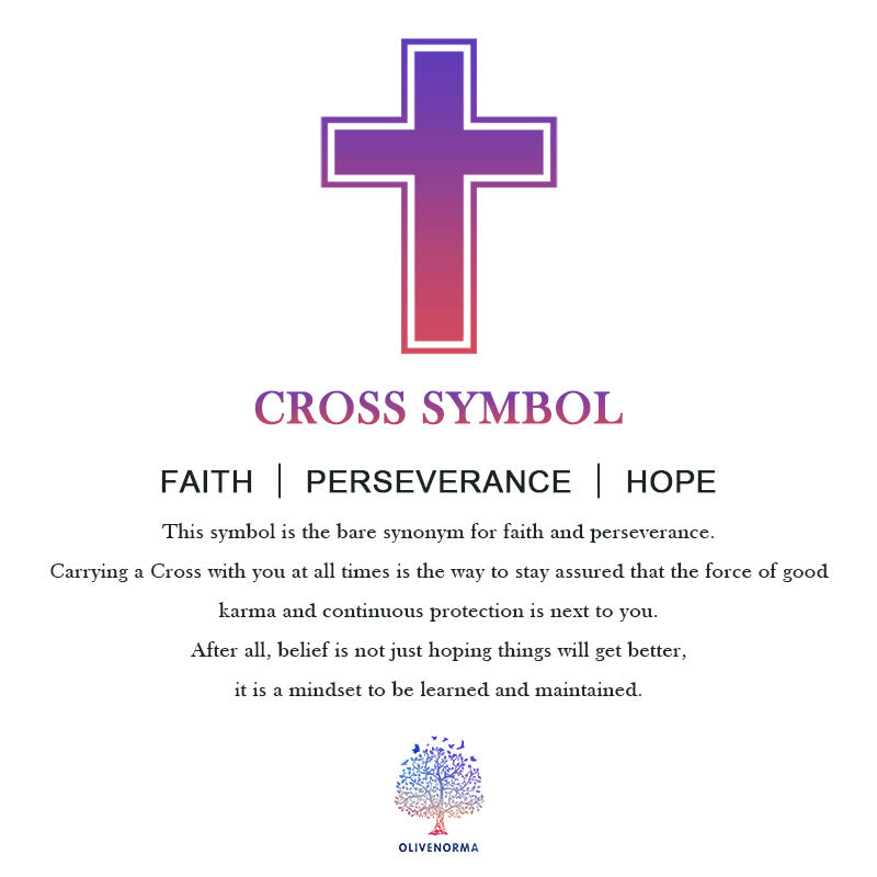Olivenorma Purple Cat's Eye Stone Cross Rosary Necklace - image 6