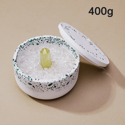 Olivenorma Natural Crystal Gravel Gypsum Demagnetizing Bowl