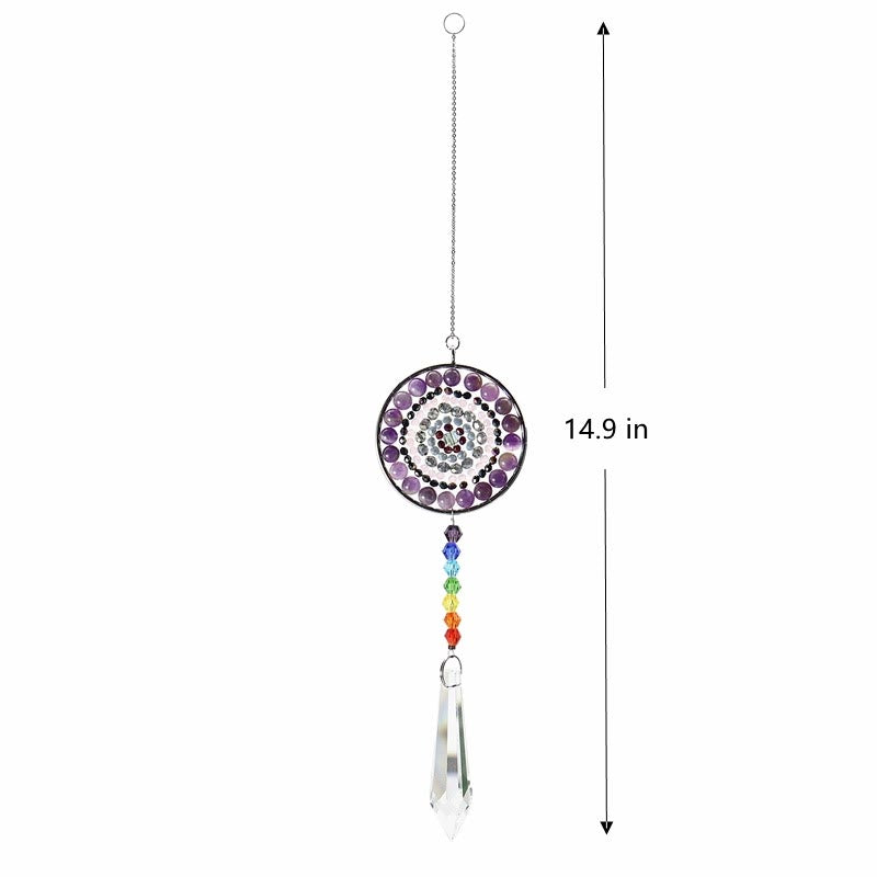 Olivenorma Crystal Suncatchers Handmade Chakra Wind Chime