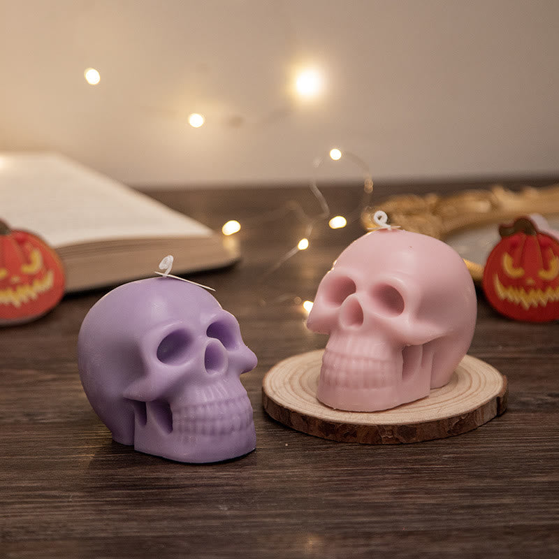 Olivenorma Multicolor Skull Scented Candle