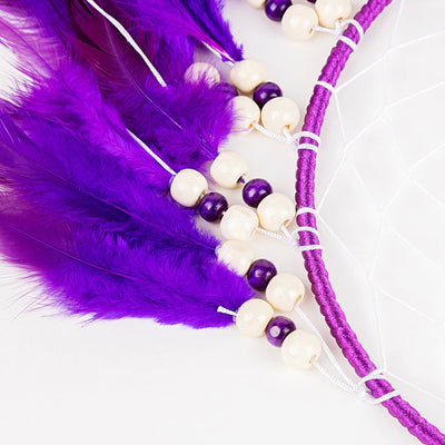 Olivenorma Large Purple Creative Style Rose Dream Catcher