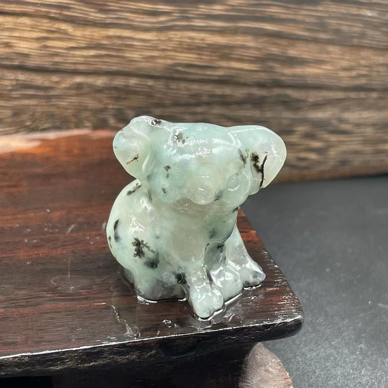 Olivenorma 1.2 Inches Carved Cute Koala Figurine Gemstone Decoration