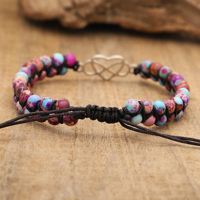 Bohemian Handwoven Bracelet Hollow Heart Bracelet