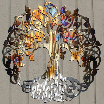 Olivenorma Tree Of Life Home Art Metal Wall Decor