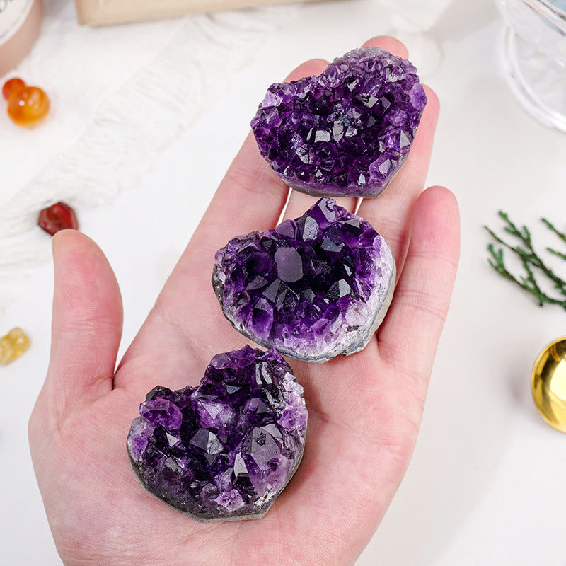 Olivenorma Amethyst Crystal Cluster Natural Stone