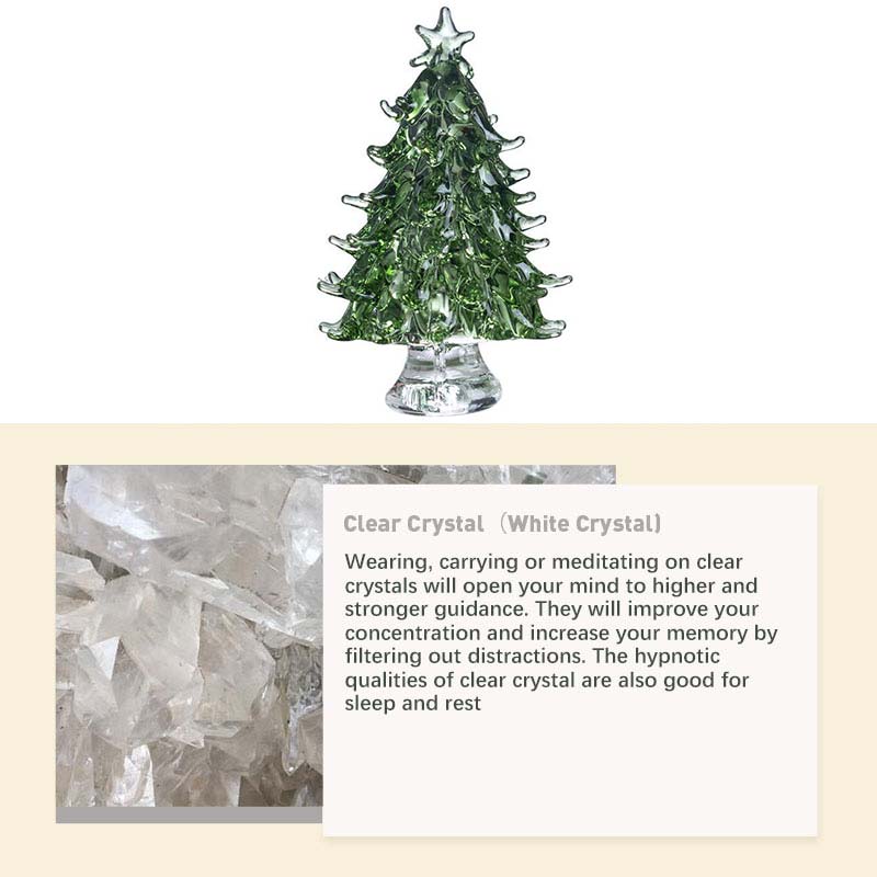 Olivenorma Christmas Tree Crystal Decoration