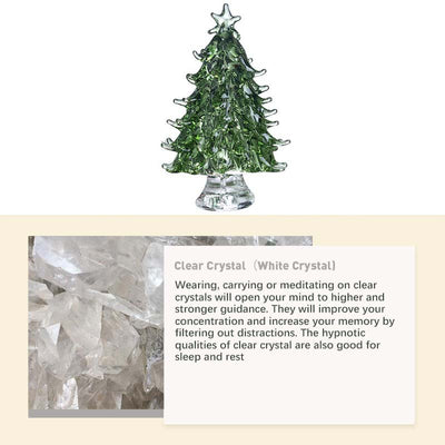 Olivenorma Christmas Tree Crystal Decoration