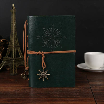 (Clearance 30% OFF / CODE: OFF30) - Olivenorma Vintage Leather Cover Journal