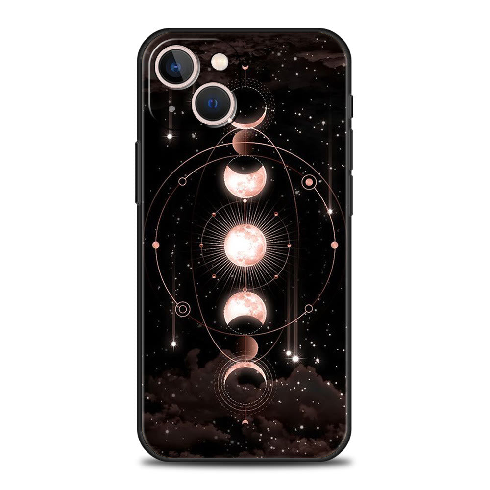 Olivenorma iPhone 13/14/15 Cute Sun Moon Design Phone Case