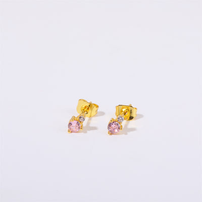 Olivenorma Raindrop Birthstone Stud Earrings