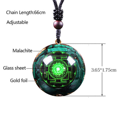 Olivenorma Malachite Calming Necklace