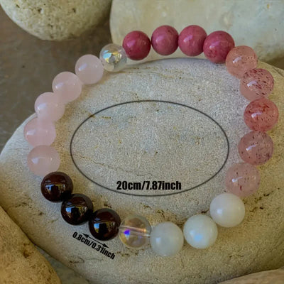 Olivenorma "Attract Love" Natural Stone Beads Bracelet