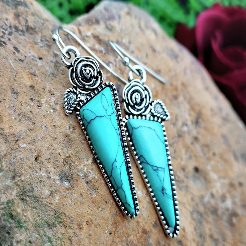 Turquoise Water Droplets Earrings