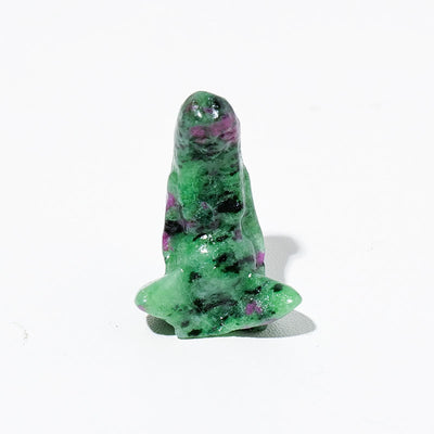 Olivenorma Natural Rough Stone Goddess Gaia Carving Gemstone Decoration - Ruby Zoisite - image 13