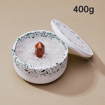 Olivenorma Natural Crystal Gravel Gypsum Demagnetizing Bowl