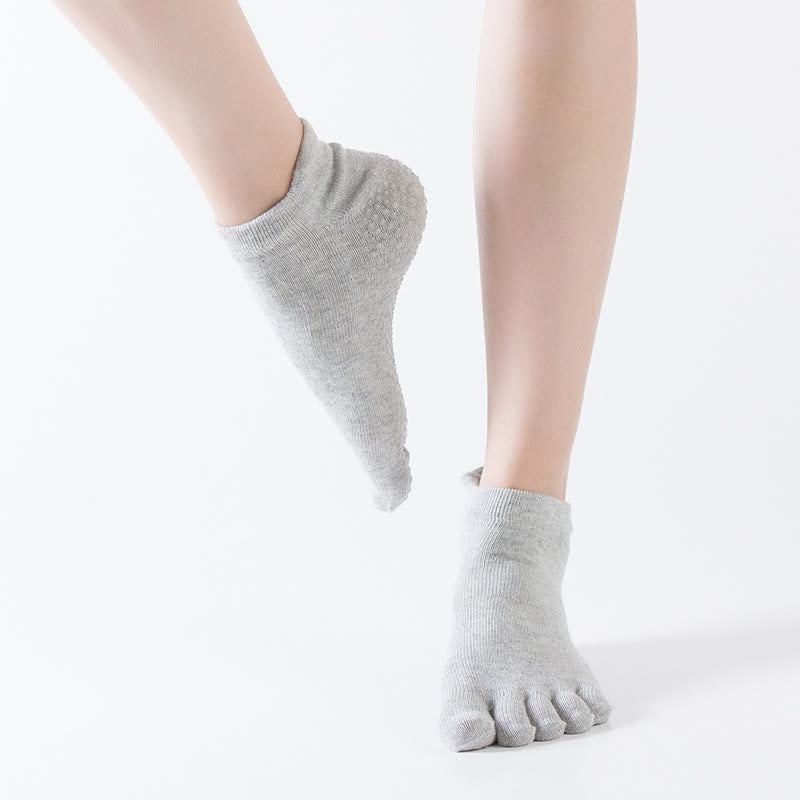 Olivenorma Solid Color Non Slip Grip Pilates Socks